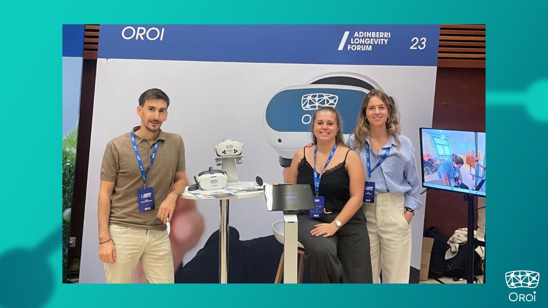 El equipo de Oroi en el evento